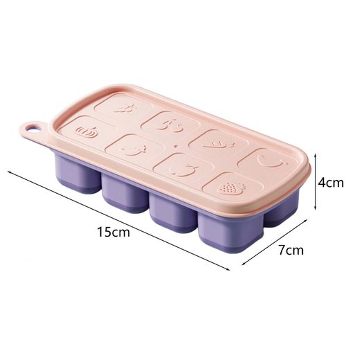 Generic Ice Tray Mold 8 Grids Ice Cube Tray Maker Mold DIY Craft