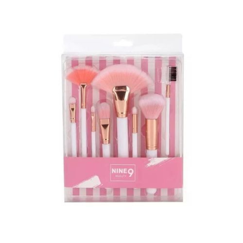 product_image_name-Generic-Make-Up Brushes Complete Set Of 8 High Quality Brushes Pink-3