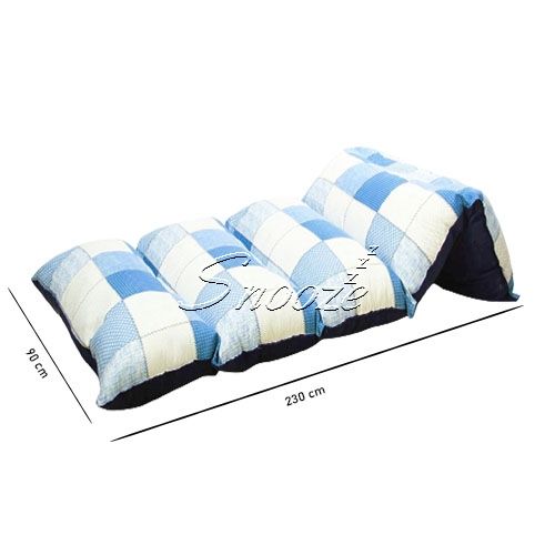 اشتري Snooze Floor Foldable  Mattress (Blue Mix Design) في مصر
