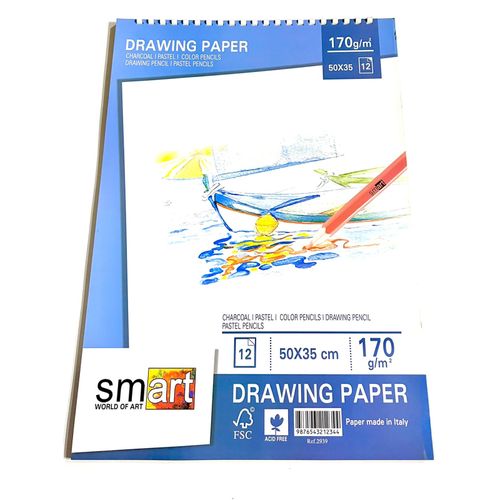 product_image_name-General-اسكتش رسم سمارت 170 جرام - 12 ورقة ابيض (1/4)-1