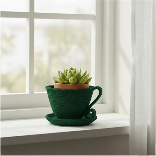 product_image_name-Generic-حامل اكياس شاي فاخر مصنوع يدويا مع صحن من ام زد - كوب منظم شاي ممتاز صديق للبيئة للمطبخ ومحطة القهوة، اخضر-6