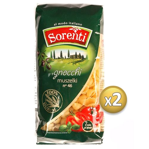 اشتري Sorenti No46 Gnocchi Moszeliki Pasta - 500gm - Pack of 2 في مصر