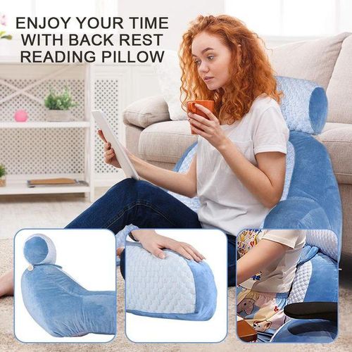 Generic Aoresac Reading Pillow with with Armrests Large Adult Backrest with Arms Back Support for Sitting Up in Bed with Washable Cover Sit up Pillow Best Price Online Jumia Egypt