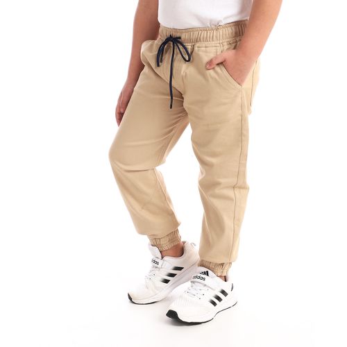 Generic Boys Gabardine Sweat Pants - Beige @ Best Price Online