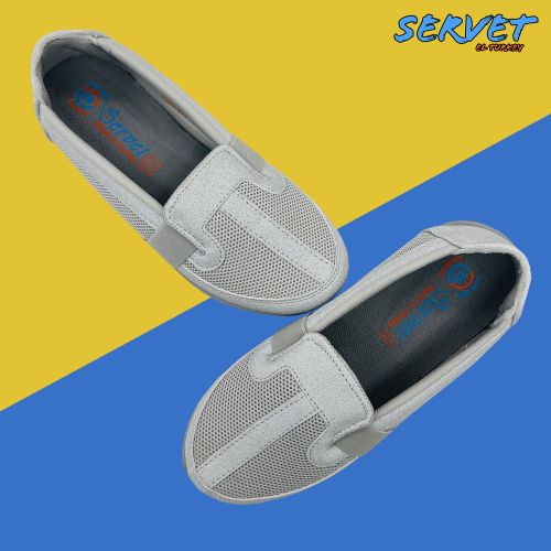 اشتري Servet Sneakers Comfort Sport Shoes For Women - Gray - Servet El Turkey في مصر