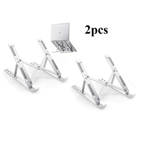 product_image_name-ZERO-حامل لابتوب متين وخفيف، مصنوع من الألومنيوم. يمكن طيه وتعديله بسهولة لتوفير راحة أثناء الاستخدام. ثابت على المكتب وغير قابل للانزلاق. 2قطعة-1
