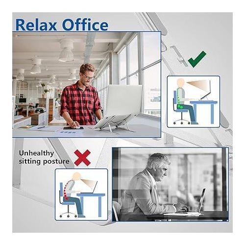 product_image_name-ZERO-حامل لابتوب متين وخفيف، مصنوع من الألومنيوم. يمكن طيه وتعديله بسهولة لتوفير راحة أثناء الاستخدام. ثابت على المكتب وغير قابل للانزلاق. 2قطعة-6