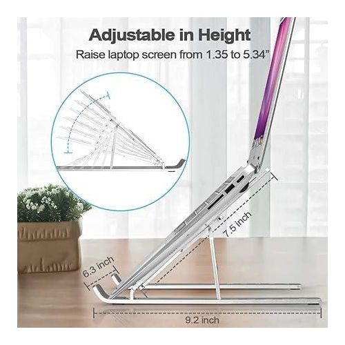 product_image_name-ZERO-حامل لابتوب متين وخفيف، مصنوع من الألومنيوم. يمكن طيه وتعديله بسهولة لتوفير راحة أثناء الاستخدام. ثابت على المكتب وغير قابل للانزلاق. 2قطعة-8
