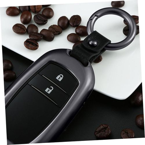 product_image_name-Generic-Vaguelly حاملة مفتاح جلدية قطعة واحدة، حلقة مفتاح سيارة، حاملة مفتاح سيارة، سلسلة مفاتيح عالمية للمركبات، حلقة مفتاح السيارة، سلسلة مفاتيح جلدية، سلسلة مفاتيح بجلد مستدير، سلسلة مفاتيح للسيارة، فضي، 6*3 سم-6