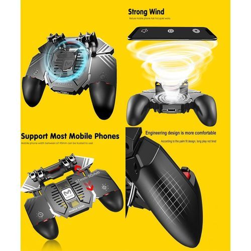 product_image_name-Memo-بوربانك1200 + حامل + 4 ازار لسهولة الالعاب على الموبايل + زوج من اصابع اللمس ببجيي AK-77-7