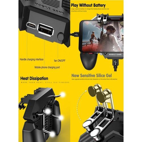 product_image_name-Memo-بوربانك1200 + حامل + 4 ازار لسهولة الالعاب على الموبايل + زوج من اصابع اللمس ببجيي AK-77-8