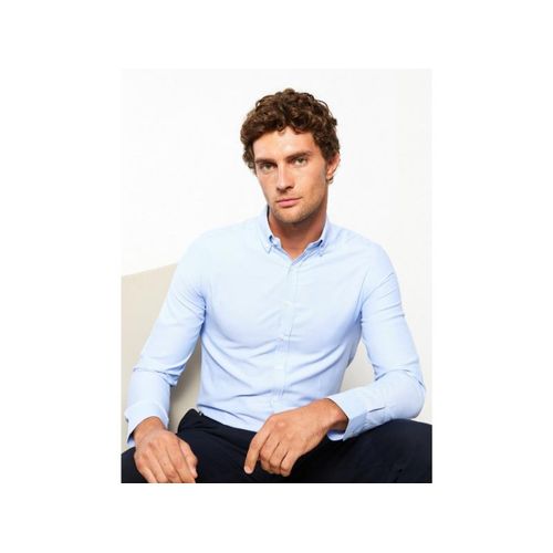 Buy LC Waikiki Slim Fit Long Sleeve Oxford Men Shirt in Egypt