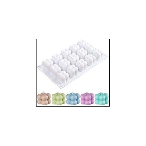 Generic Transparent Bubble Candle Silicone Mold – Multi-Cavity