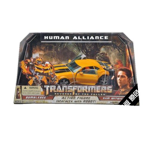 اشتري s Human Alliance Bumblebee + Sam Witwicky Action Figure Toy Gift for Collection Hobby في مصر