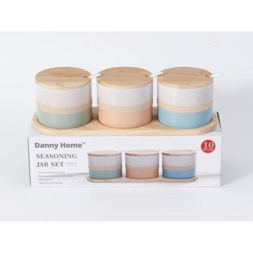 product_image_name-Generic-طقم توابل زجاجي T04-71 مكون من 10 قطع، حل تخزين عصري للمطبخ-1