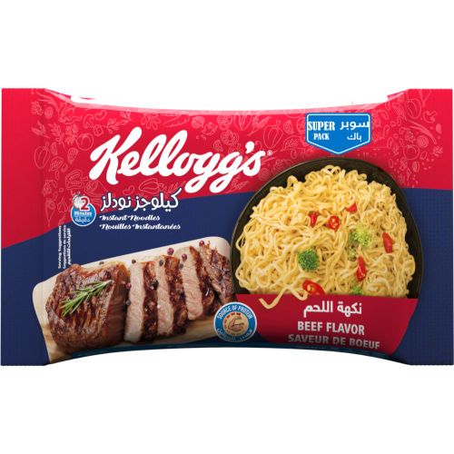 اشتري Kellogg's Beef Flavored Noodles – 100 gm في مصر