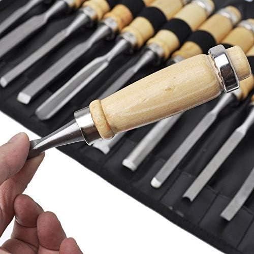 Generic 12pcs set Wood Carving Hand Chisel Set Woodworking Lathe Gouges Tools Set Hand Tool - image 2