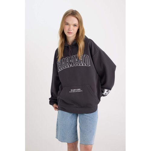 product_image_name-Defacto-سويت شيرت اوفر سايز تقيل بكابيشون بجيب-3