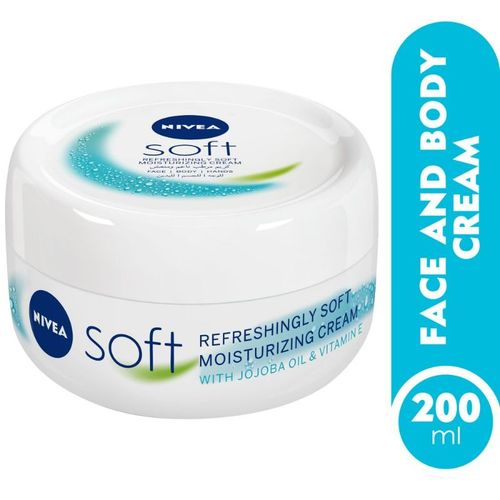 اشتري NIVEA Moisturising Cream, Soft Refreshing for Face Body Hands, Fast Absorbing, Jar 200ml في مصر