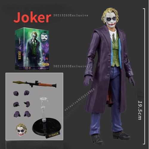 Buy DC Flash Batman Superman Joker Harley Quinn Anime Action Figures Toys Models Collection Hobbies in Egypt