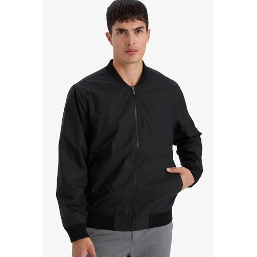 product_image_name-Defacto-جاكيت بومبر سليم فيت مبطن وياقة كوليج-1