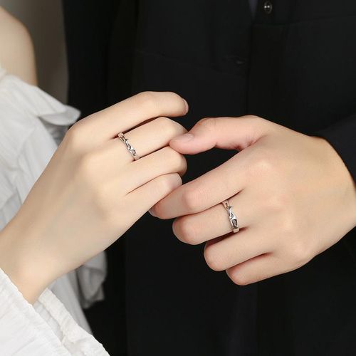 Generic Original Design 999 Sterling Silver Thorn Couple Couple