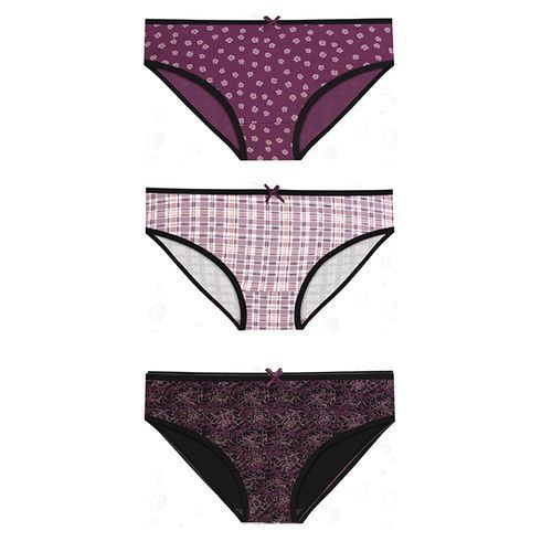 اشتري Milk Pack Of 3 Cotton Printed Bekini Milk Panties For Women في مصر