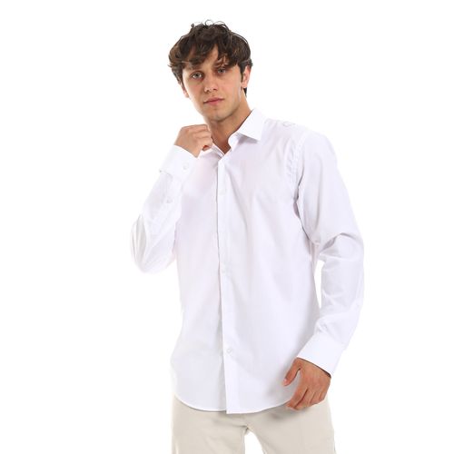 Plain white deals shirt long sleeve