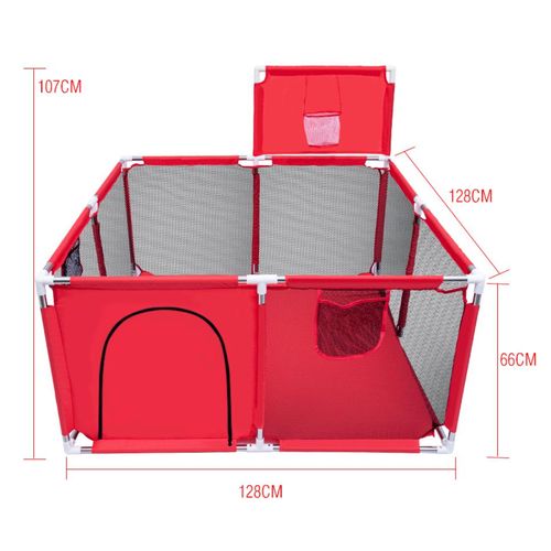 product_image_name-Generic-Kids Foldable Playpen 126 cm – Safe Indoor Play Area-3