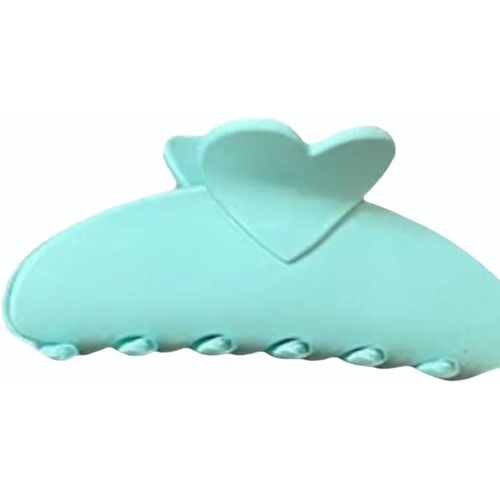 product_image_name-Generic-مشابك مخلبية للشعر بتصميم قلب، إكسسوارات شعر بلاستيكية كبيرة، عبوة متعددة الألوان للنساء والبنات-6