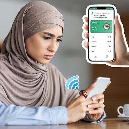 product_image_name-Generic-خاتم إلكتروني ذكي للتسبيح مصمم لتلبية احتياجات المسلمين للتذكير بالتسبيح وأوقات الصلاة.-3