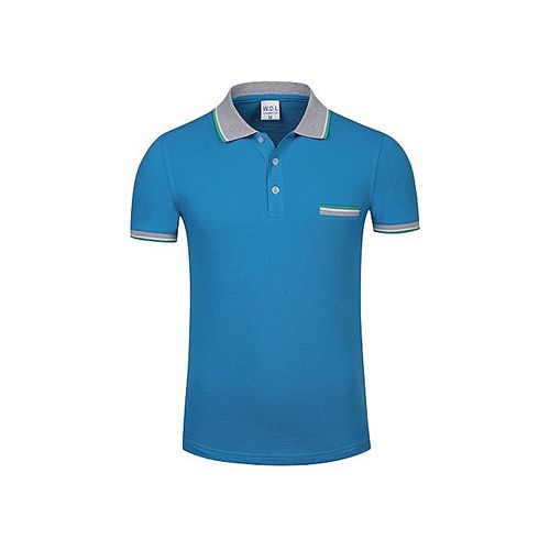 Buy Fashion 2019 Polo Shirts Men's Casual Breathable Cotton Polo T-shirt in Egypt