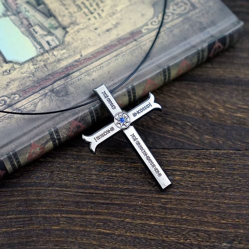 Dracule Mihawk Necklace  Cross Pendant From One Piece