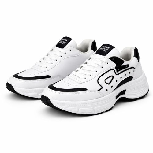 product_image_name-Generic-حذاء AF1 حريمي بنعل سميك – كوتشي مريح وأنيق للاستخدام اليومي - لون أسود-2