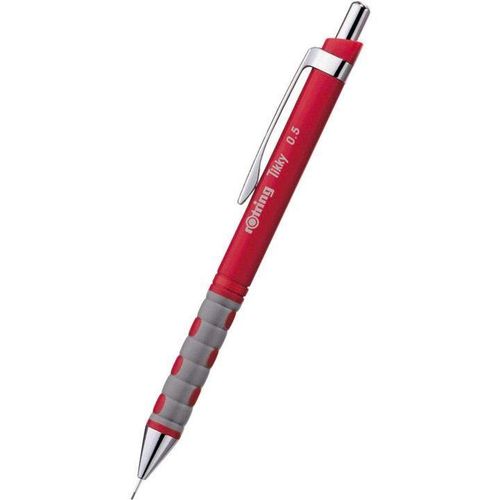 product_image_name-Rotring-قلم رصاص ميكانيكي تيكي جريب 0.5 مم – أحمر-2