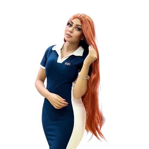 product_image_name-Generic-شعر مستعار مموج طويل باللون النحاسي-2