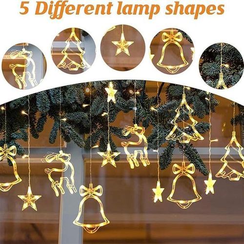product_image_name-Generic-Christmas Garland Curtain String Lights Led Dripping Icicle Lights With Party Garden Stage Outdoor Decorative Fairy Light-8