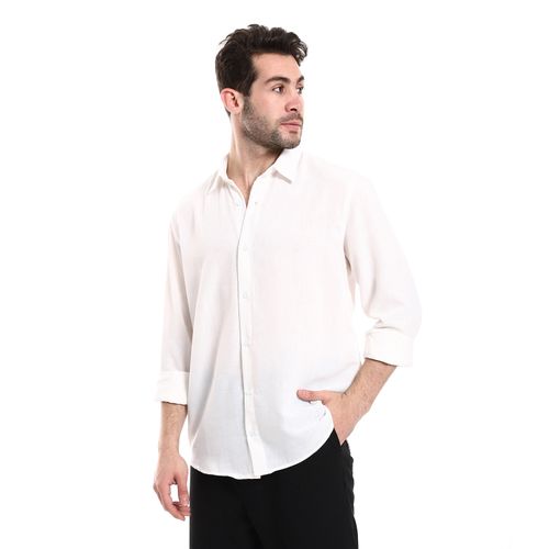 product_image_name-GATE-GATE قميص سادة تلبيس واسع-2