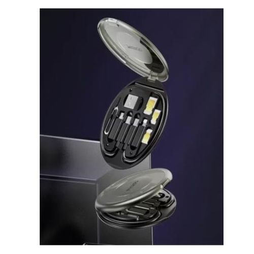 product_image_name-Yesido- CA118 6 in 1 Multifunctional Charging Data Cable Storage Box (Black)-2