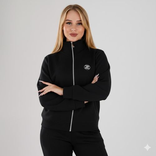 product_image_name-Zecotex-جاكيت هودي من نوع ميلتون كاجوال للسيدات - سويت شيرت بسحاب مطرز مع جيوب - هودي شتوي للسيدات.-1