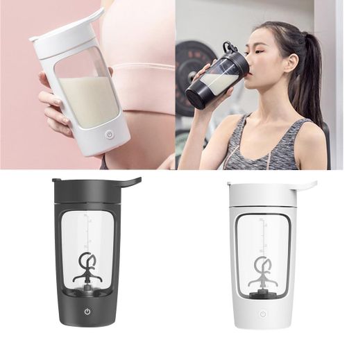 Electric Protein Shaker Bottle Women Automatic Self Stirring Cup