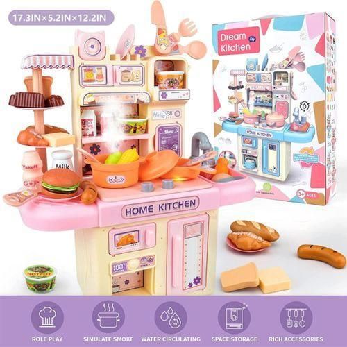 product_image_name-Generic-Kids Kitchen Play Set – 39 Pieces-2