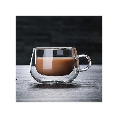 product_image_name-Generic-Two-Wall Coffee Mug With Glass Handle 1 Pc-1
