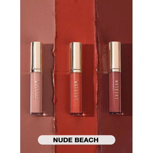 product_image_name-Generic-SHEGLAM Mini Liquid Lipstick Set 6.9ml Nude Beach-2