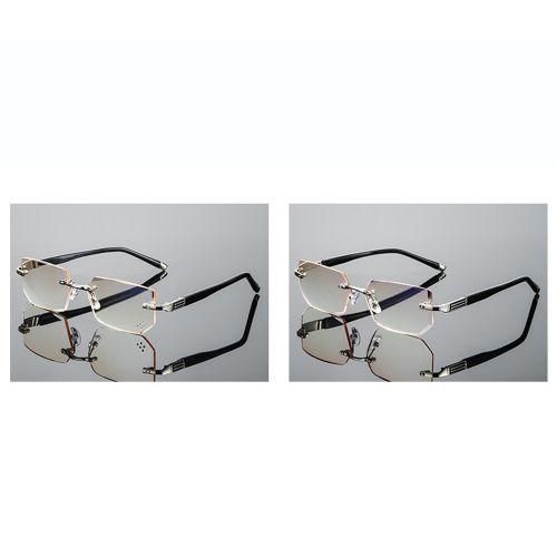 Clara Vida Diamond Cutted High Quality Rimless Reading Glasses