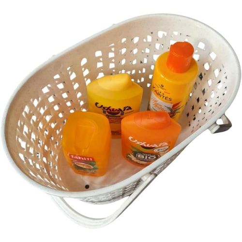 product_image_name-Generic-سلة تخزين بلاستيكية بمقابض (أسود)-3