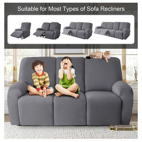 Generic Stretch Recliner Sofa Cover For Living Room Elastic Reclining Chair Cover Protector 1 2 3 4 Seater Lazy Boy Relax Armchair Cover Best Price Online Jumia Egypt