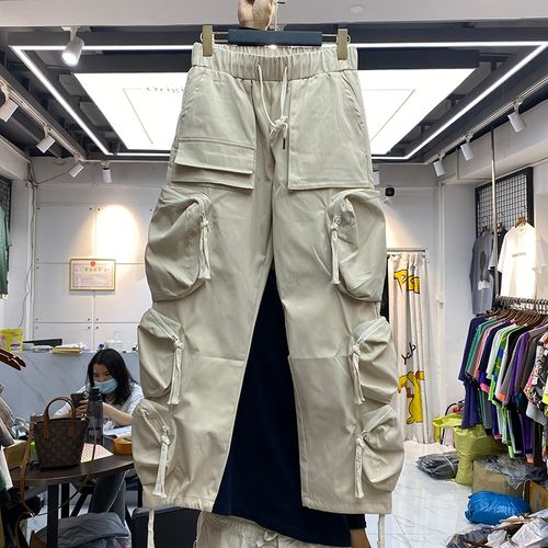 Generic Travis Scott Cactus Jack Whoisjacov Pocket Cargo Pants Men ...