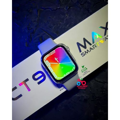 product_image_name-Generic-Ct9 max ساعة ذكية ، NFC ، اتصال بلوتوث - فضي -1