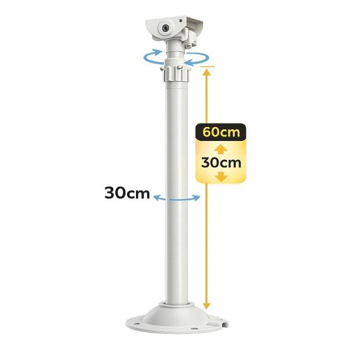 product_image_name-Standard-Extendable CCTV Camera Mount Bracket (30cm–60cm) – Wall & Ceiling Mount-2